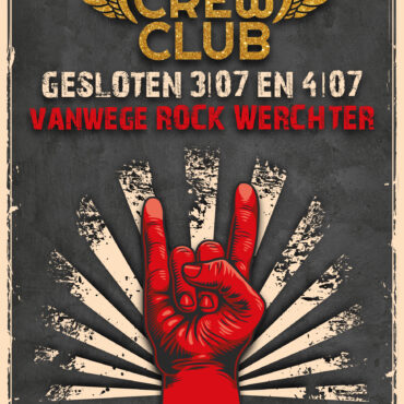 Gesloten vanwege Rock Werchter – 03/07 tot 07/07